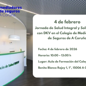 Jornada de Salud Integral y Solidaridad con DKV en el Colegio de Mediadores de A Coruña