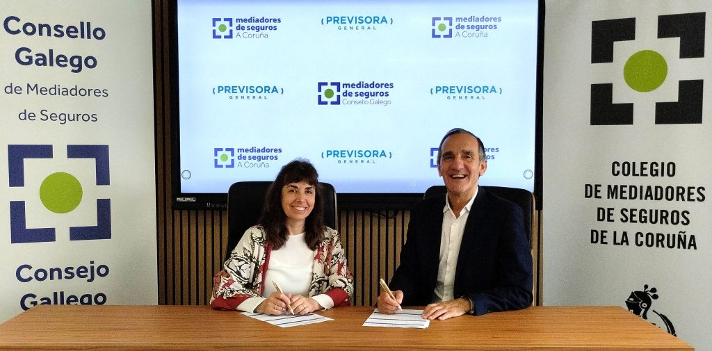 Previsora General y el Colegio de Mediadores de Seguros de A Coruña renuevan su acuerdo de colaboración